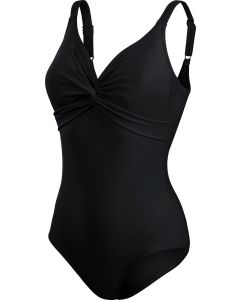 Speedo figurformender Badeanzug für Damen brigitte schwarz