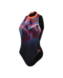 speedo hydrasuit badeanzug schwarz